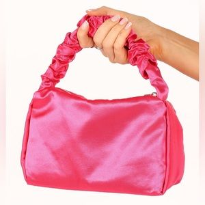 Petal & Pup NWT Mira Satin Hot Pink Bag